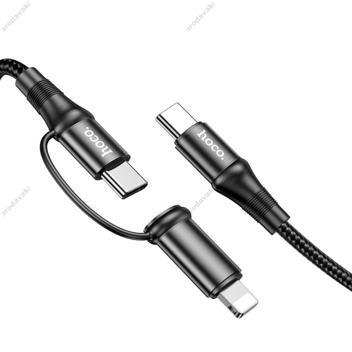 Кабель 2 в 1 X50 Exquisito PD 60W для заряджання та передачі даних