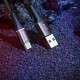 Кабель USB Baseus microUSB Halo Data 0.25m чорний