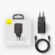 Мережевий зарядний пристрій Baseus Super Si Quick Charger Cable Type-C to iP 1m 20W Black TZCCSUP-B01