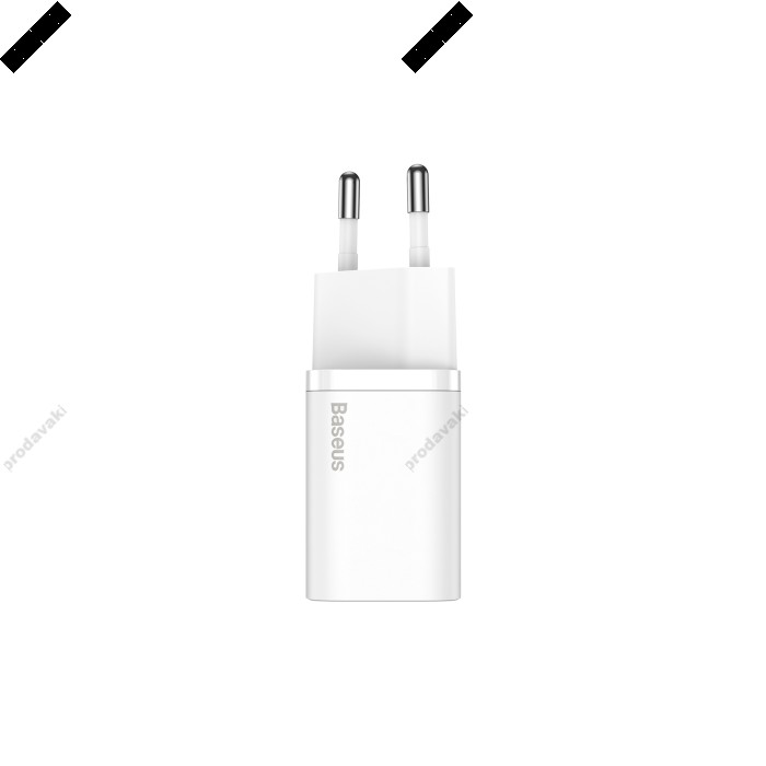 Мережевий зарядний пристрій Baseus Super Si quick charger EU 30W White CCSUP-J02