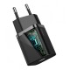 Мережевий зарядний пристрій Baseus Super Si Quick Charger Cable Type-C to iP 1m 20W Black TZCCSUP-B01
