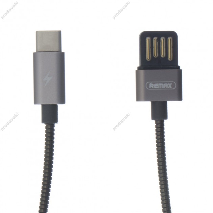 Кабель Remax RC-080i Silver Serpent micro USB