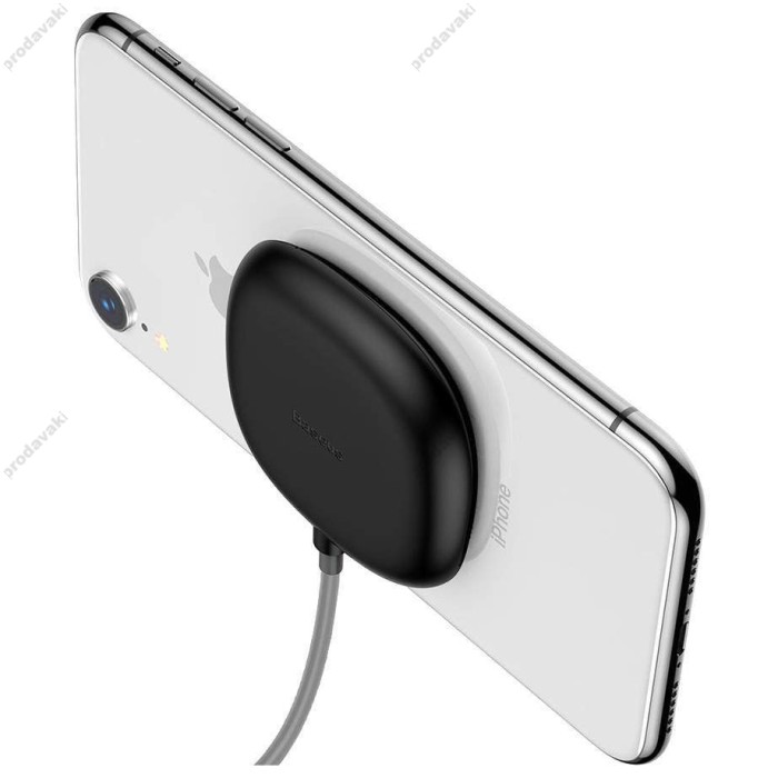 БЗУ для телефону Baseus (WXXP-01) із швидкою зарядкою 10W (Чорний)