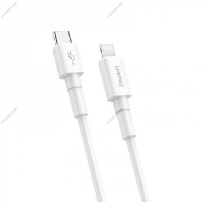 Кабель BMX Mini White MFi Certified Cable Type-C to Lightning PD 18W (CATLSW-A02, CATLSW-B02)