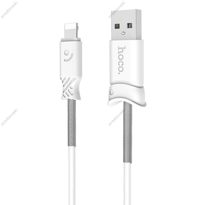 Кабель USB Hoco X24 Lightning 1m білий