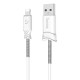 Кабель USB Hoco X24 Lightning 1m білий