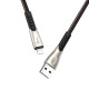 Кабель USB Hoco U48 Superior lightning 2.4A 1.2m чорний