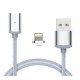 Кабель USB Aspor AM-101 lightning магнітний сріблястий
