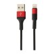 Кабель USB Hoco X26 Xpress Lightning (1m) чорний