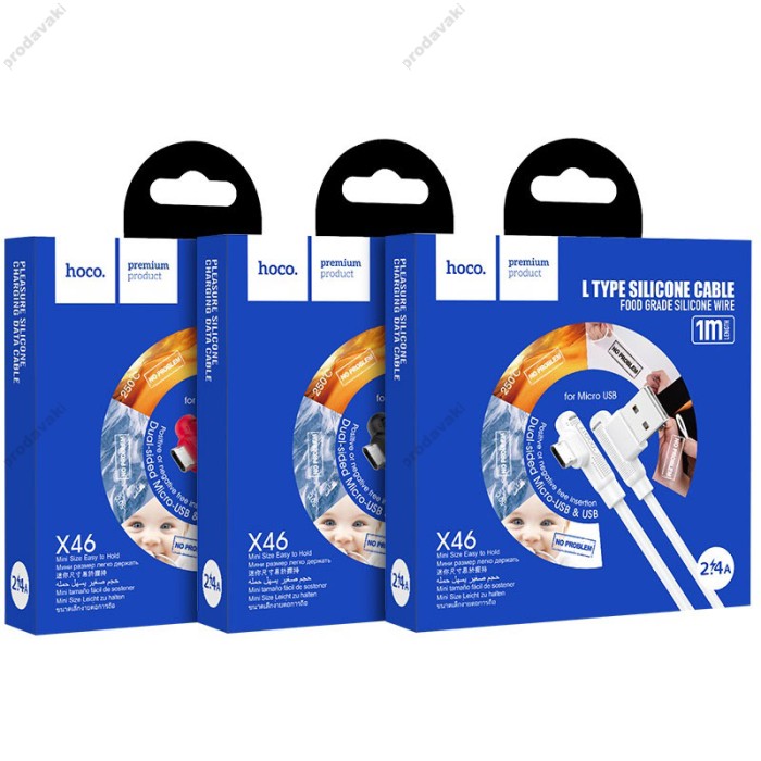 Кабель USB на Micro-USB X46 Pleasure для заряджання та передачі даних