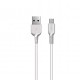 Кабель HOCO X13 Easy Charged Lightning 2A/1m White