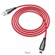 Кабель HOCO U75 Blaze MAGNETIC Charging&amp;Data для Lightning 3A/1,2m. Red