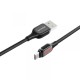 Кабель BOROFONE BU14 Heroic для Micro 2.4A/1.2m black
