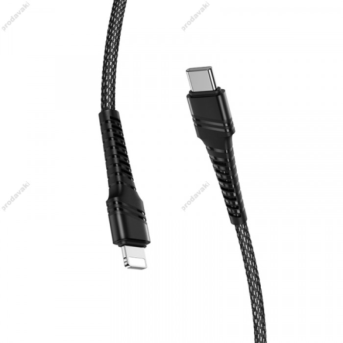 PD Кабель BOROFONE BU21 Dragon для Lightning 18W3A/1,2m black