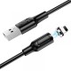 Кабель BOROFONE BX41 Amiable magnetic Lightning 2.4A/1m black