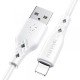 Кабель BOROFONE BX48 charging data для Lightning 2.4A/1m white