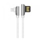 Кабель Hoco U42 Exquisite Steel для Micro 2,4A/1,2m. White