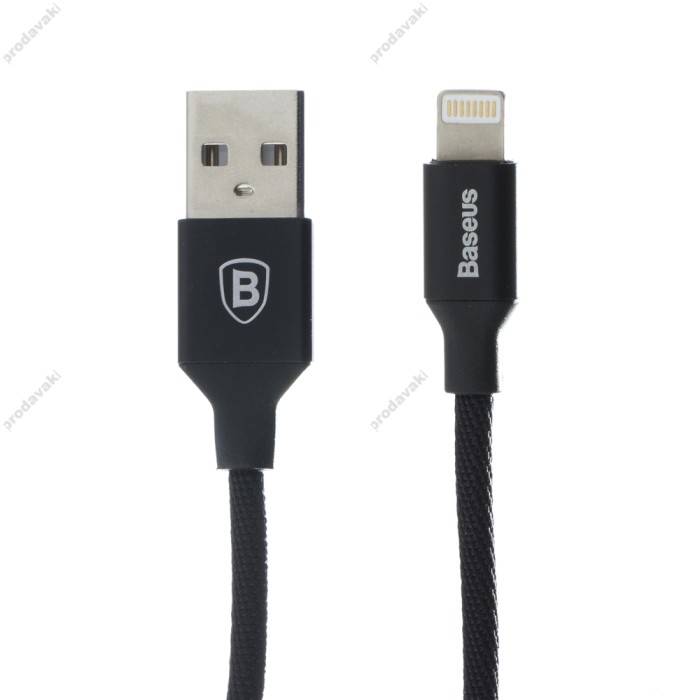 Кабель USB Baseus Yiven Lightning 2A 1.2m чорний