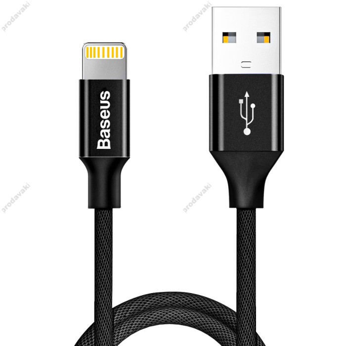 Кабель USB Baseus Yiven Lightning 2A 1.2m чорний