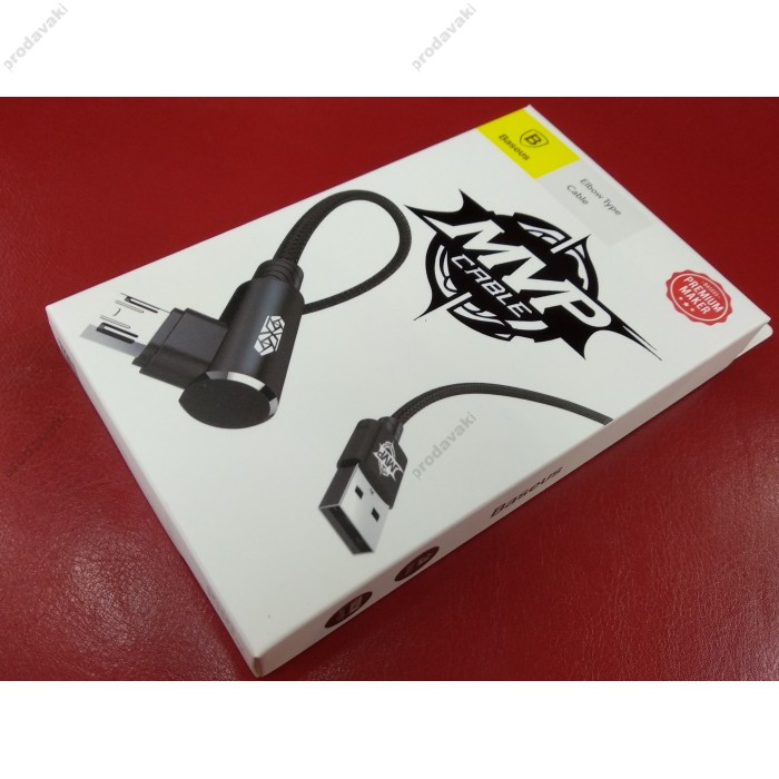 кабель BASEUS MVP Elbow Micro-USB 1м