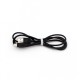 Кабель Hoco X6 Khaki Lightning Charging Cable (1 m) чорний