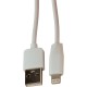 Кабель USB Hoco X1 lightning Rapid 2m білий