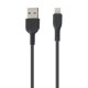 Кабель USB Hoco X20 lightning Snowy Spirit 3m чорний