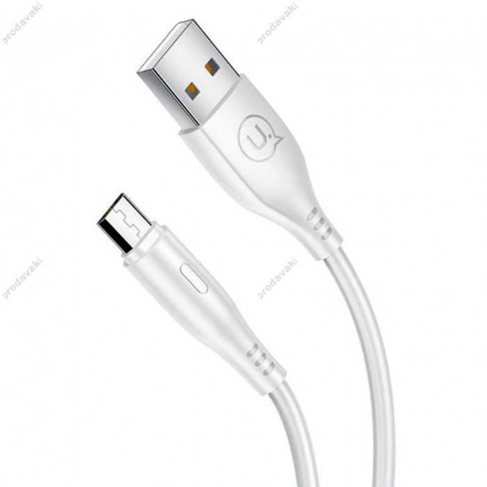 Кабель USB Usams U18 US-SJ268 microUSB 2A 1m білий