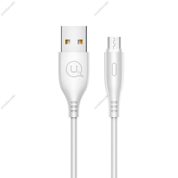Кабель USB Usams U18 US-SJ268 microUSB 2A 1m білий