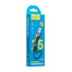 Кабель USB Hoco X35 microUSB Premium Charging 2.4A 0.25m чорний
