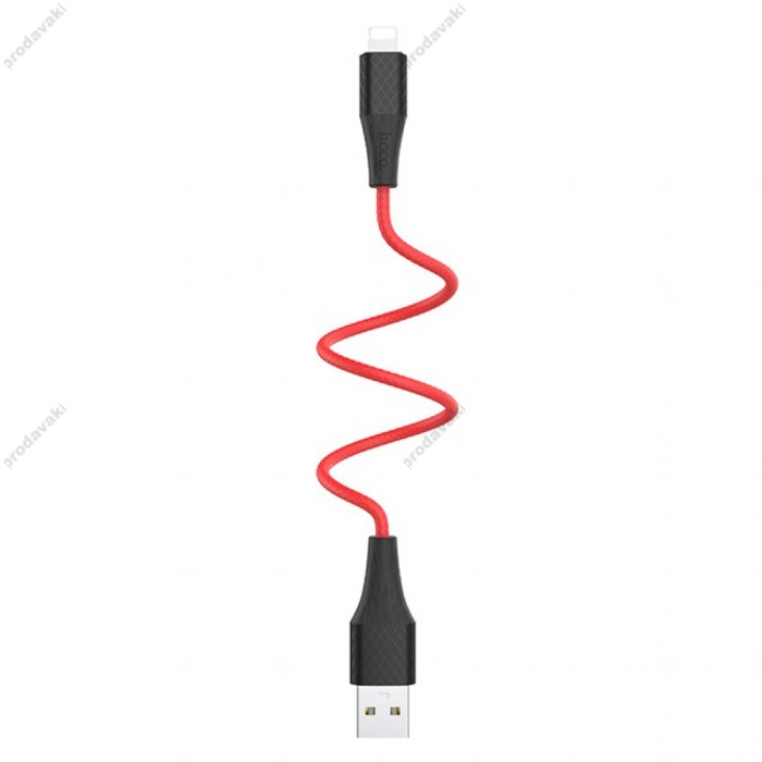 Кабель USB Hoco X32 Excellent Lightning 2.0A 1m червоний