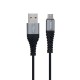 Кабель USB Hoco X38 Cool microUSB 2.4A 1m чорний