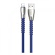 кабель USB Hoco U58 Core Lightning 1.2m синій