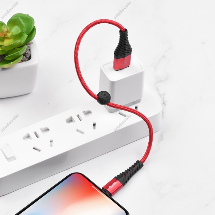 Кабель USB на Lightning X38 Cool для заряджання та передачі даних 0.25м