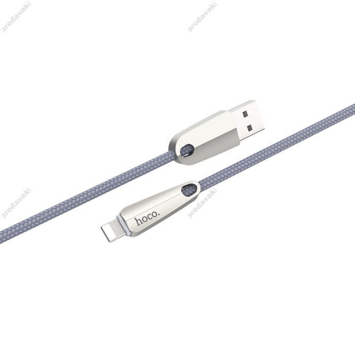 Кабель USB на Lightning U35 Space shuttle смарт відключення