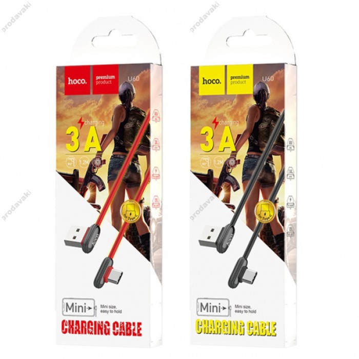 Кабель HOCO U60 Soul Secret для Micro 2.4/1,2m Red