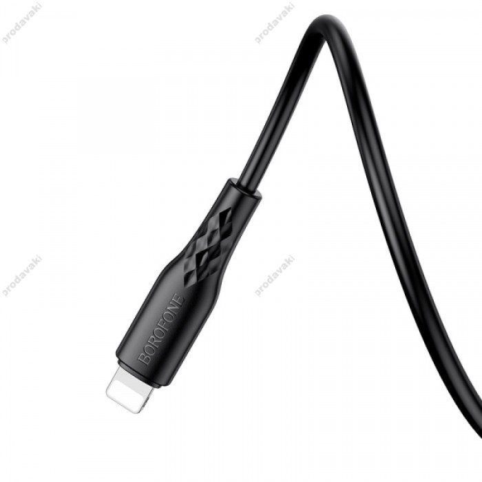 Кабель BOROFONE BX48 charging data для Lightning 2.4A/1m black
