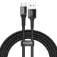 Кабель USB Baseus microUSB Halo 2A 2m чорний