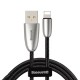 Кабель USB Baseus Torch Series Lightning with lamp 2.4A 1m чорний