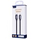 Кабель USB Baseus BMX Sequins MFI Type-C to Lightning 18W 1.2m чорний