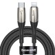 Кабель USB Baseus Horizontal Type-C to Lightning PD 18W 2m чорний