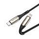 Кабель USB Baseus Horizontal Type-C to Lightning PD 18W 2m чорний