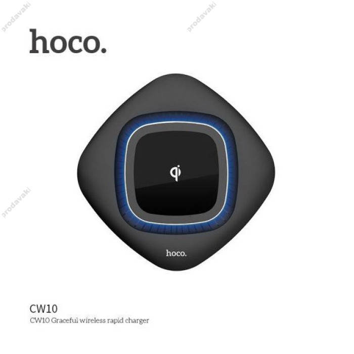 Бездротовий зарядний пристрій Hoco CW10 чорний