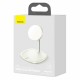 Бездротова зарядка MagSafe Baseus Swan Magnetic Desktop Bracket Wireless Charger 15W Біла (WXSW-02)