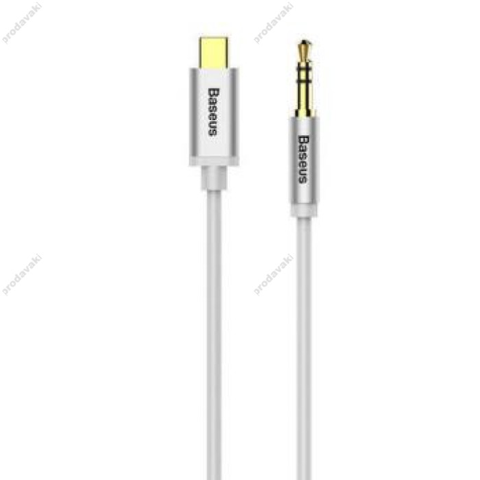 Кабель Baseus Yiven Type-C male Audio Cable M01 Black, White (CAM01-01, CAM01-02)