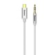Кабель Baseus Yiven Type-C male Audio Cable M01 Black, White (CAM01-01, CAM01-02)
