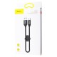 Кабель USB Baseus U-shaped Portable Type-C/Micro USB Cable чорний
