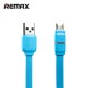 Кабель USB Remax RC-029 Breathe microUSB 1m блакитний