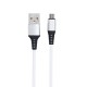 Кабель USB Hoco U46 Tricyclic microUSB 2A 1m сталевий