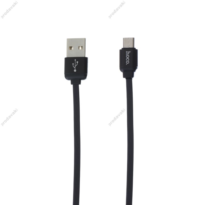 Кабель USB Hoco U23 Resilient Collectable microUSB чорний